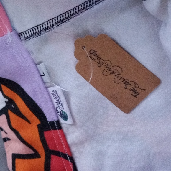 Vintage Boom Box Benny's "Power Puff Girls" Custom Patchwork Shorts – UNISEX - Picture 6 of 8